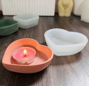 Plato Decorativo de Resina con Forma de Corazón, Organizador Elegante para Cosméticos, Joyas, Accesorios, Baño y Dormitorio - Product Image 6