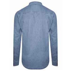 Camisas de Mezclilla para Hombre al por Mayor, Moda Casual, Talla Personalizada, Camisas de Mezclilla de la Mejor Calidad y Estilo Premium - Product Image 6