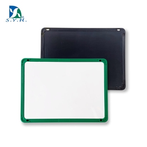 ไวท์บอร์ดแบบพกพา SYH สำหรับวันเปิดเทอม  บางเฉียบ  โครงพลาสติกแม่เหล็กสองด้าน - Product Image 1
