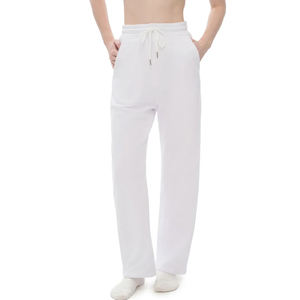 กางเกงวอร์มผ้าฟลีซเนื้อนุ่มพิเศษ ทรงหลวม สไตล์ยูนิเซ็กซ์ สำหรับผู้หญิง  รับสกรีนโลโก้ตามสั่ง เหมาะสำหรับชมรม โรงเรียน วิทยาลัย สถาบันฝึกอบรม - Product Image 2