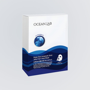 มาส์กหน้าเกาหลี Ocean Lab Deep Sea Ampoule Shot Jellyfish Skip Mask แพ็ค 10 แผ่น, แผ่นมาส์กคอลลาเจน 1 ชิ้น - Product Image 4