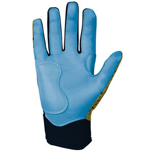 Gants de frappe de baseball en cuir premium personnalisables, 100 % cuir Cabretta, fermeture auto-agrippante. - Product Image 2
