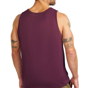 New Logo Custom Gym Fitness Sports Workout Athletic Running Training Muscle Cotton Stringer <b>Crop</b> Vest Tank <b>Top</b> for <b>Men</b> 2026 - Product Image 2