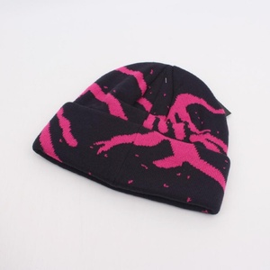Black White Animal Pattern <b>Beanie</b> Hat Knitted Acrylic Winter Cap Unisex Casual Headwear 56-58CM Adult Size - Product Image 6