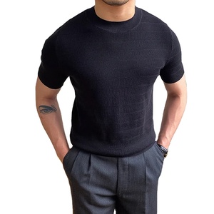 เสื้อยืดผู้ชายดีไซน์ใหม่ล่าสุด ดีไซน์สวยที่สุด สไตล์ใหม่ล่าสุด เสื้อยืดแขนสั้นลำลองสำหรับผู้ชาย - Product Image 1