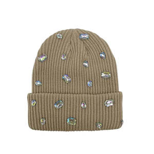 Gorros de Invierno Personalizados con Piedras Decorativas para Mayoristas, Etiquetas de Moda y Suministro para Tiendas Minoristas - Product Image 6