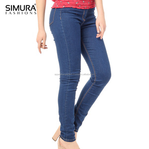 Meilleurs jeans stretch slim pour femmes et jeunes filles, design élégant et tendance, grandes tailles, vente en ligne - Product Image 1