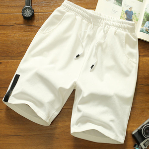 Shorts amples décontractés d'été pour hommes avec taille élastique, poches, fermeture éclair, coupe-vent et imperméables – Vente en gros, personnalisables - Product Image 4