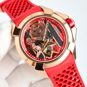 Elegant and Romantic Business Luxury Rose Gold Bezel Casual Banquet <b>Skeletonized</b> <b>Automatic</b> Mechanical Men's <b>Watch</b> - Product Image 2