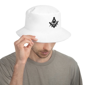 Widows Sons Sombrero tipo pescador blanco - Gorra de sol informal de algodón unisex - Product Image 3