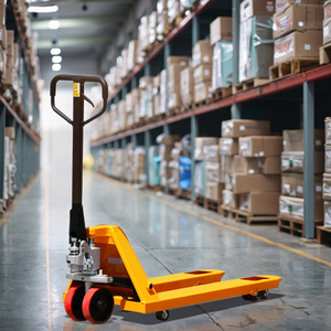 Transpaleta eléctrica hidráulica Manual de 2,5 toneladas con ruedas de carretilla elevadora de nailon, Gato de paleta de capacidad de 2500kg - Product Image 5