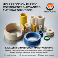 Fabrication fiable en usine, OEM ODM, personnalisation, nouveau design, service de moulage CNC, bagues en plastique, nylon, forme et couleur personnalisées, Neway