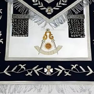 Delantales de Cuero Hechos a Mano Ajustables, Bordados con Motivos Masónicos, Lavables, de Alta Calidad, con Pin de Seguridad y Diseño Refinado - Product Image 5