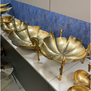 Bol de service vintage en métal fait main avec poignées en forme de tête de cheval, finition polie, pour servir des aliments, offrir en cadeau, bol décoratif - Product Image 6