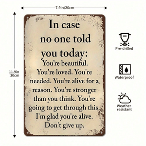 CIFbuy Letrero de Aluminio Rústico Vintage de 8x12 Pulgadas, Accesorio Decorativo para Hogar u Oficina con TikTok para Servicio de Recogida Temu - Product Image 5