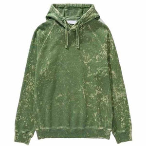 Hoodie surdimensionné gris vintage personnalisé, très demandé, en polaire épaisse, effet délavé, brodé, polyester/coton, avec poche, respirant - Product Image 1