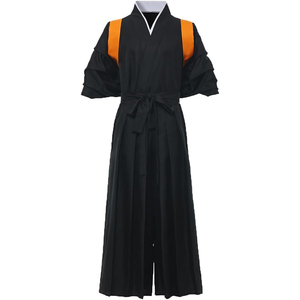Tenue d'Aikido de Haute Qualité avec Ceinture Personnalisable – Vêtements d'Arts Martiaux, Jupes et Chemises, Uniformes Hakama pour Hommes - Product Image 1