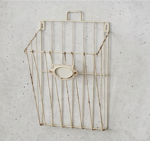 Modern Rustic Metal <b>Wire</b> Storage <b>Basket</b> Rectangle <b>Hanging</b> Multi-Purpose Neatening Organizer Stylish Home Organizer - Product Image 5