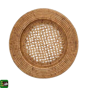 Mantel Individual Bohemio de Ratán Natural Tejido, Ecológico y Duradero para Decoración de Mesa, Hecho a Mano en Vietnam, Ideal para Fiestas y Bodas - Product Image 4