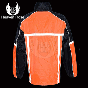 <b>Waterproof</b> Reflective Rain Suit Jacket & Pants Set Windproof Motorcycle Rainwear OEM Wholesale B2B Custom Logo 2-Piece - Product Image 6