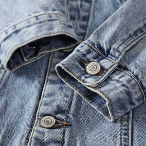 Vestes en jean pour hommes à manches longues, confortables et boutonnées, les plus vendues, dernières nouveautés, vestes en jean décontractées fantaisie pour hommes - Product Image 2