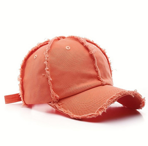 Gorra de Béisbol Unisex de 6 Paneles, de Algodón, Color Sólido, Ajustable, Estilo Casual, Acabado Lavado, para Adultos - Product Image 3