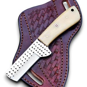 Mejor Precio Cuchillo Artesanal de Herrador, Cuchillo de Vaquero para Cortar Toro, Cuchillo de Hoja Fija para Caza y Camping, Full Tang, EDC para Exteriores, OEM, Venta al por Mayor - Product Image 1