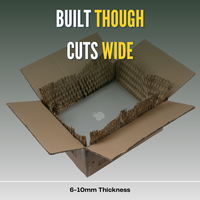 Déchiqueteuse de carton ondulé robuste PANSHI à coupe transversale/en bande, largeur 450 mm, pour carton recyclable de 6 à 10 mm