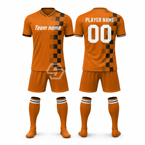 Maillot de football personnalisé imprimé, col en V, manches courtes, numéros d'équipe, motif, 100% polyester, respirant, séchage rapide, adulte unisexe, équipe - Product Image 5