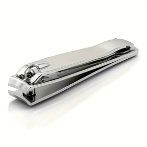 Coupe-ongles grand format avec lime intégrée, outil de toilettage pratique, adapté aux soins quotidiens des ongles, lame droite, pointe arrondie durable - Product Image 1
