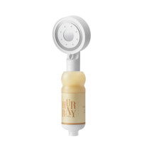 Pommeau de Douche Filtrant Parfum Latte Caramel Clair de Lune avec Filtre Vitamine C OEM ODM Marque Privée Ensemble Intégré Cinq Modes pour Salle de Bain
