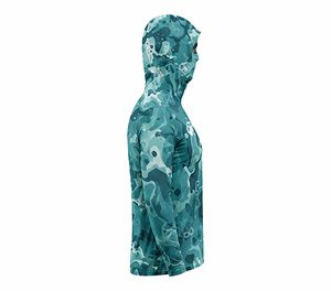 Sweat à capuche de pêche à manches longues camouflage pour homme, UPF 50, anti-UV, pull-over - Product Image 5
