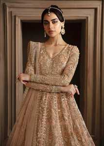 Robe de mariée pakistanaise modeste à manches courtes, en tulle blanc, style princesse, avec dentelle islamique, pour femmes - Product Image 5