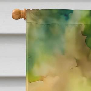 Bandera de Casa de pavo real Multicolor grande, poste de manga de porche, cartel decorativo para patio, ilustraciones para colgar en la pared, tamaño de Casa de poliéster - Product Image 3