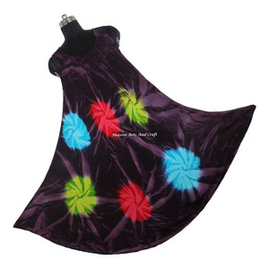 Robe longue maxi tie-dye sans manches pour la plage, robe élégante et slim pour filles, robe d'été bohème décontractée pour femmes - Product Image 6
