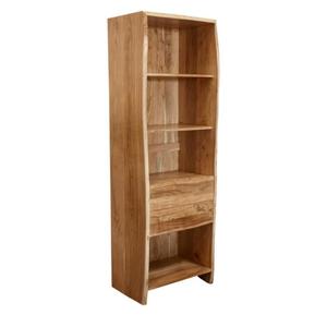 Bibliothèque Modulaire Moderne en Bois Écologique à 4 Étagères, Autoportante, pour Salon et Bureau à Domicile, Design Minimaliste, Durable - Product Image 2