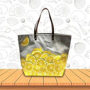 Sac de plage en toile de coton de qualité supérieure avec intérieur spacieux, poignées durables et impression personnalisée pour événement promotionnel - Product Image 4