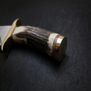 Cuchillo Bowie de Fantasía Hecho a Mano PASHA ENTERPRISES con Punta Recta, Mango de Asta de Ciervo, Acero Inoxidable, Táctico, para Caza, OEM - Product Image 4