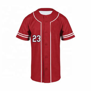 Uniformes de Béisbol Personalizados OEM, Transpirables, Tallas Grandes, Logotipo Personalizado Impreso al por Mayor, Ropa Deportiva Atlética 100% Poliéster - Product Image 1