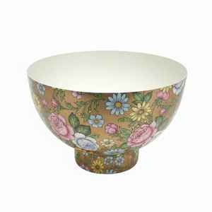 Plateau en bois de luxe vintage à motif floral avec poignées en laiton – Panier de service et de décoration pour table – Vente en gros - Product Image 2