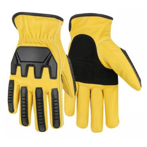 Guantes Mecánicos de Protección Contra Impactos Personalizados para las Industrias del Petróleo y Gas, Guantes Antideslizantes, Guantes Mecánicos de Cuero de la Mejor Calidad - Product Image 4