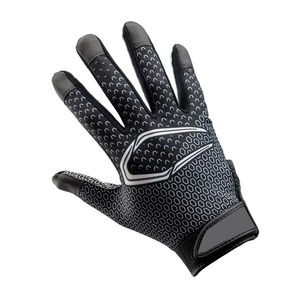 OEM ODM Custom Printed American Football <b>Gloves</b> Super Sticky Silicone Palm Breathable Sports Receiver - Product Image 2