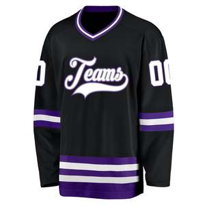 Jersey de Hockey sobre Hielo de Diseño Personalizado 2026, de Alta Calidad, para Hombres, Mujeres y Adultos, Uniforme Deportivo con Diseños Bordados y Sublimados - Product Image 3