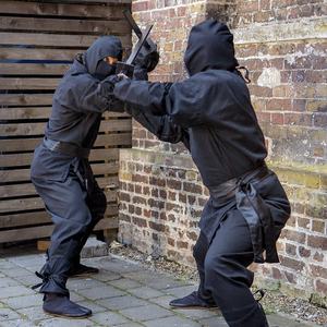 Combinaison de ninja noire d'arts martiaux, uniforme, vente en gros, meilleure qualité, personnalisée - Product Image 3