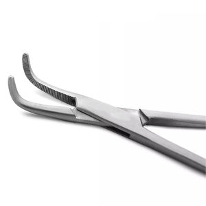 Pinces hémostatiques de haute qualité, courbées à 90 degrés, outils de serrage chirurgicaux vétérinaires, pinces hémostatiques médicales chirurgicales - Product Image 2