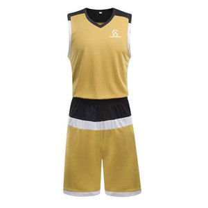 Ensemble de vêtements de sport pour le basketball haute performance avec tissu à séchage rapide et options de couleurs personnalisées pour les équipes - Product Image 1
