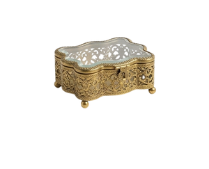 Caja de Joyería de Vidrio y Latón con Plateado, Producto Personalizado para Decoración de Bodas, Hecho a Mano, Venta al Por Mayor - Product Image 6