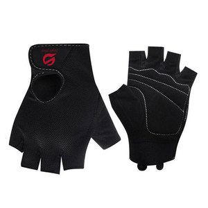 <b>Half</b> Finger Gym Fitness Gloves Unisex Adjustable Wrist Strap Non <b>Slip</b> Breathable Polyester Workout Weight Lifting Gloves - Product Image 6