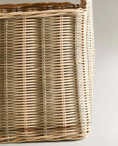 Elegante Organizador de Revistas y Artículos Tejido Lineal, Organizador Minimalista de Fibra Natural para una Vida Moderna - Product Image 4