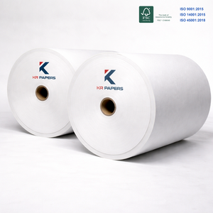 Papier rigide KR Stiffone, panneau en fibres vierges haute rigidité 80-150 g/m², biodégradable et écologique pour assiettes jetables et aliments - Product Image 1